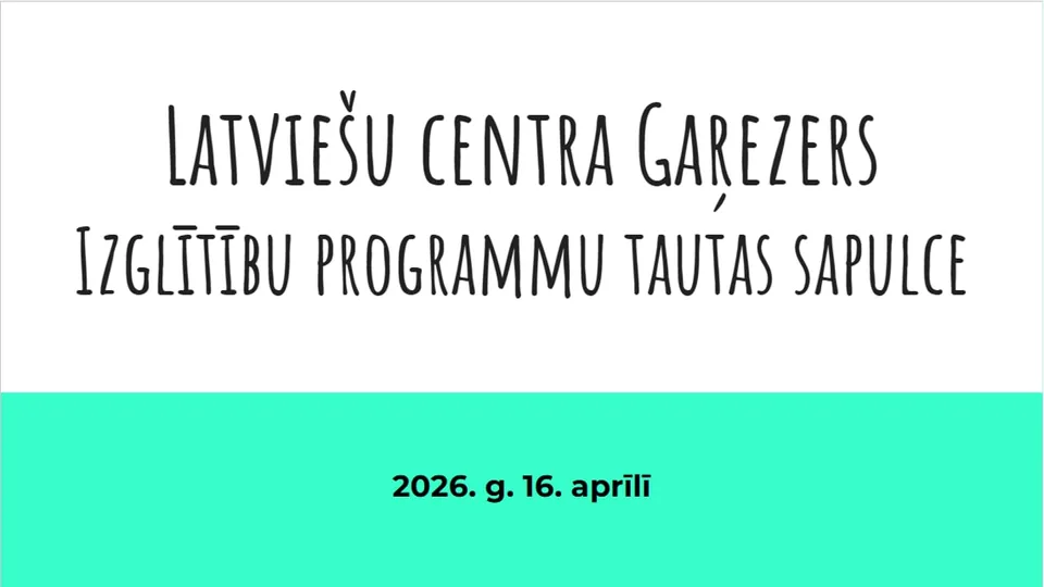Still from the April 2026 Gaŗezers town hall recording